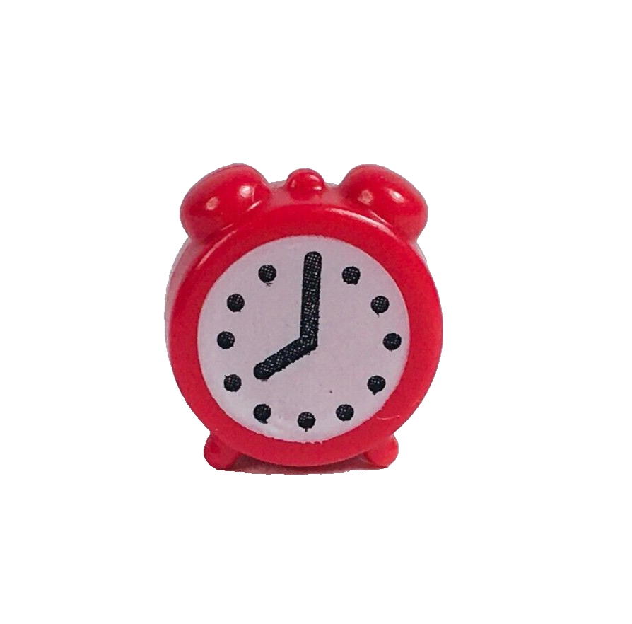 Playmobil Miniature Red Alarm Clock - C59