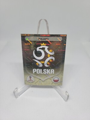 Panini 2018 World Cup Russia ' Poland ' Gold Foil Team Logo #580