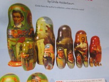 9pg Civil War Doll History ARticle PERSONALITIES OF  /  Holderbaum