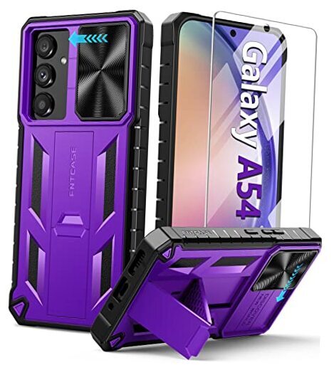 for Samsung Galaxy A54-5G Case: Military Grade Drop Proof Protection Purple