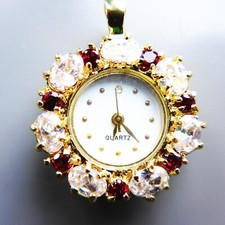 Orologio A Pendolo Rotondo, Quarzo, Buona Funzione, Nuova Batteria