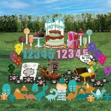 Youth Birthday Yard Card Rental Business Star...