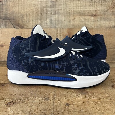Nike KD 14 TB Promo Mens Size 9.5 Midnight Navy Blue Basketball Shoes DM5040 402