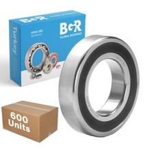 BGR 600 pcs 6000 2RS High Quality Double Rubber Sealed Ball Bearing, 10x 26x 8mm