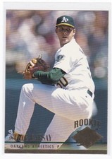 1994 Fleer Ultra Baseball STEVE KARSAY RC. Oakland Athletics Card #109