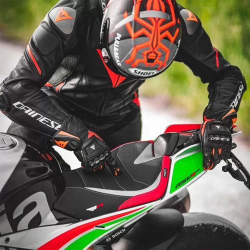 Saddle covering MadMax Ultragrip black with logo Kawasaki Ninja H2R 2015-2023 - Foto 5 di 5
