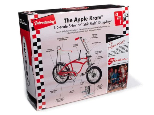 1:6 Schwinn "Stik Shift Sting Ray" Bicycle - Apple Krate (Red) - Auto World Bike - Picture 5 of 5