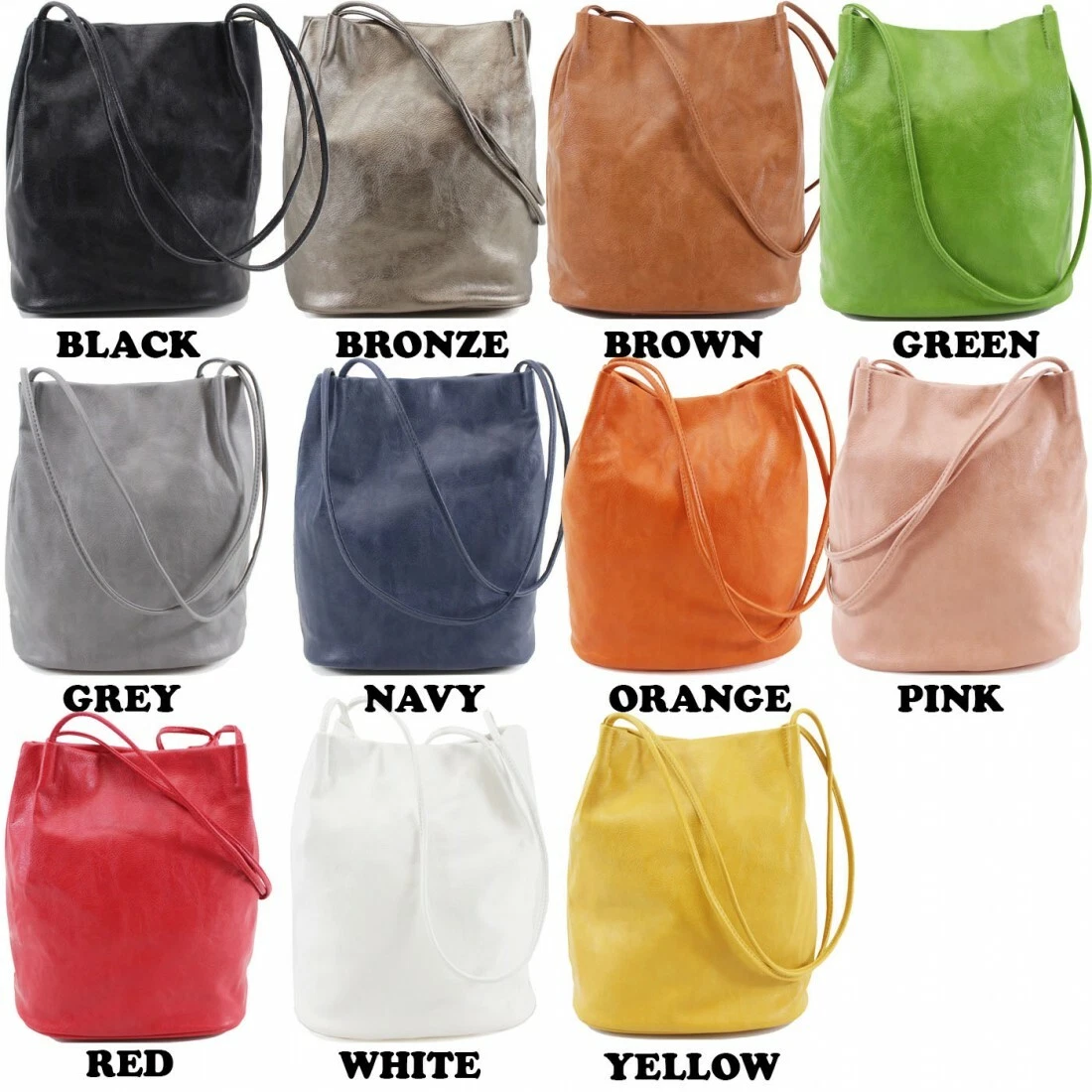 New Women Large Soft Shoulder Strap Ladies 2030 Shoulder Satchel Tote Handbag