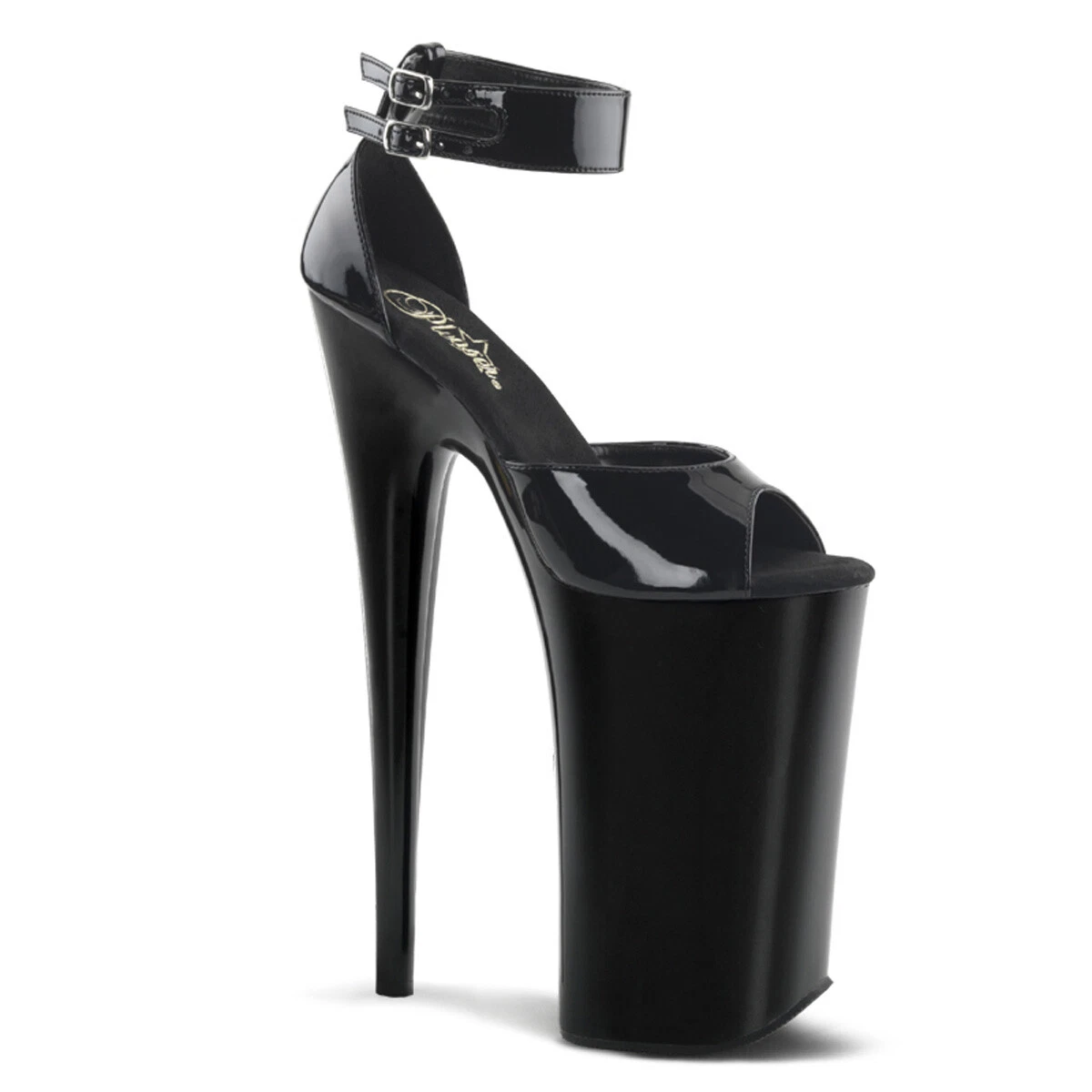 Black ankle strap 10