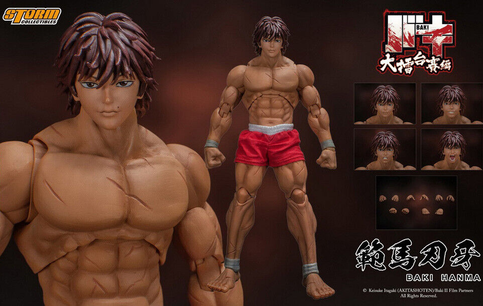 Storm Toys Baki Hanma 1/12 7 Action Figure Collectibles Official New In  Stock