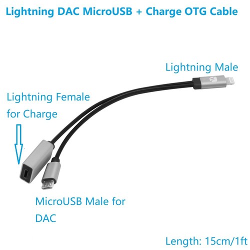 Meenova Lightning To Microusb Usb Dac Otg Cable For Iphone Ipad Ipod 6 Charge Ebay