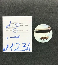 AAFES POGS, 2nd Series/Printing,1 POGS, 5¢, #P1234, GOOD