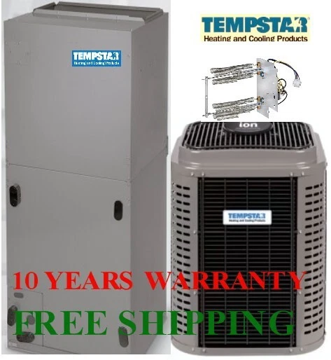 2 Ton 15.5 SEER2 Tempstar Electric System Condenser u0026amp; Air Handler u0026amp;  Heater Kit | eBay