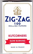ZIG-ZAG KUTCORNERS SLOW BURNING 100 ROLLING PAPERS 1 PACK