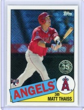 2020 Topps Matt Thaiss Los Angeles Angels Rookie '85 Design Mojo Refractor