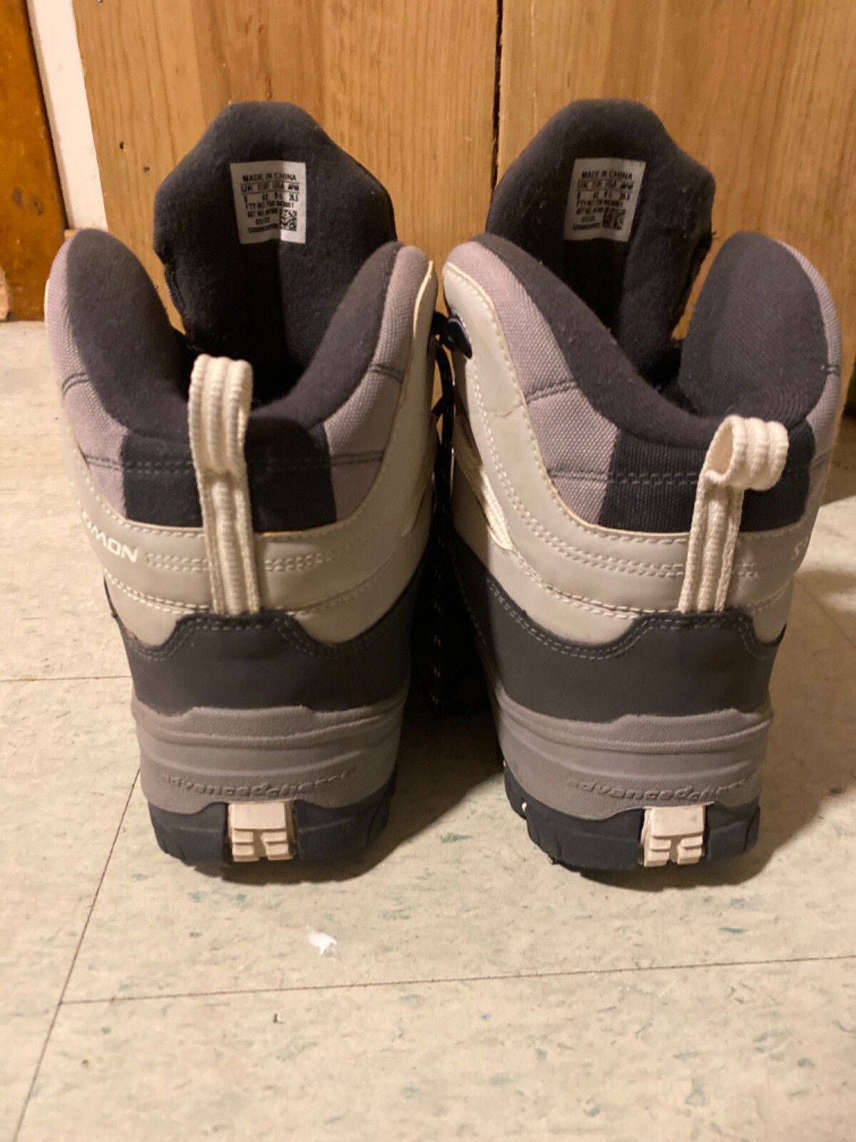 SALOMON GORE TEX stivali da trekking da donna taglia 9 1 2 suole contagrip #YS8 643001