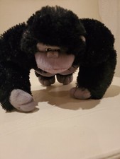 Collectable Nanco Black Gorilla Monkey Ape Plush Stuffed Animal Toy 14" Rare