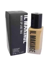 WOKE UP LIKE THIS FLAWLESS BASE FOUNDATION BY IL MAKIAG #105 1 OZ BOXED