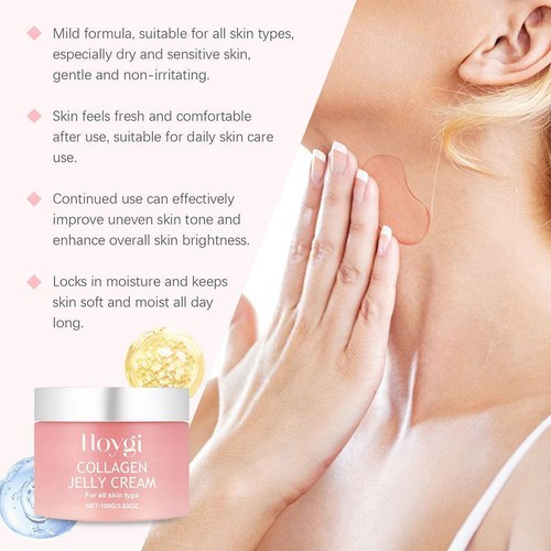 100ml Collagen Jelly Cream Moisturizing, Anti-Wrinkles New - Picture 6 of 16