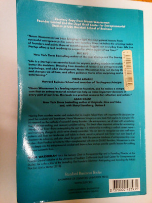 LIFE IS A STARTUP - NOAM  WASSERMAN - GREIF CENTER USC MARSHALL COURTESTY COPY