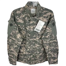 Army Combat Uniform Jacket Insect Shield Repellent Apparel NWT - Medium Reg
