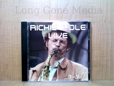 Live by Richie Cole (CD, 1995, Just Jazz)