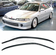 For 94-01 Integra 4Dr JDM Side Window Visors Rain Guard DB7 DB8 Smoke Tinted New