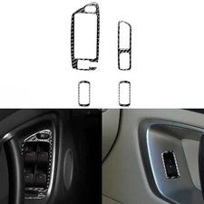 Carbon Fiber Window Lift Switch Panel Cover Trim For Subaru Legacy Outback 05-09