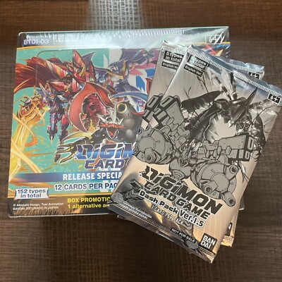 Digimon TCG Release Special Booster Box Ver. 1.5 NEW SEALED
