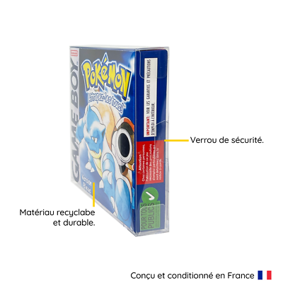 5 Boîtiers De Protection Transparents Pour Cartouches Game Boy / Game Boy Color - Neufs