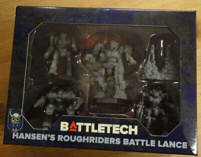 BattleTech: Hansen's Rough Riders Battle Lance Pack Unpainted Miniatures (5pcs)