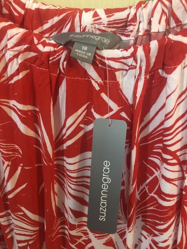 SUZANNE GRAE SUMMER COTTON DRESS 18 NEW WITH TAGS - Picture 4 of 4