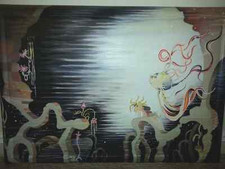 Dr. Seuss (Theodor Geisel)  - FLOWER FISH / Framed