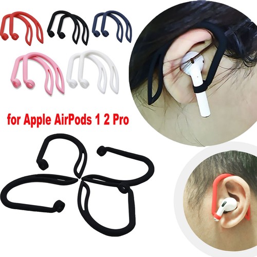2X Soft Silicone Ear Hook Anti-Lost Clips for AirPods Pro 1 2 Bluetooth  Earphone | eBay
