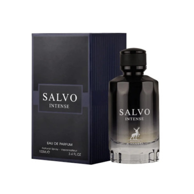 Salvo Intense by Maison Alhambra 3.4 oz EDP Cologne for Men New In Box