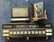 ROWE AMI CD100 A B JUKEBOX Keypad Selections, Service Switch, and Pricing Window