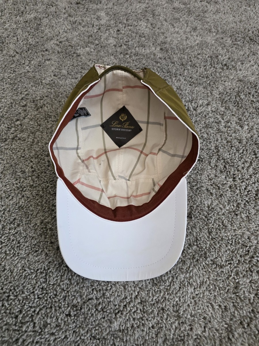 Loro Piana Logo Embroidered Microfiber Storm System® Shell 5 Panel