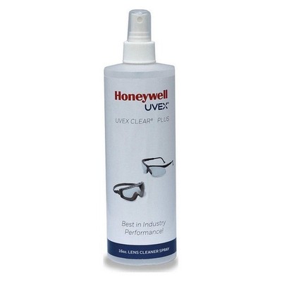 Uvex S471 Clear Plus Lens Cleaner Solution, 16oz