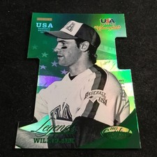 2013 Certified USA Baseball Champions Mirror Green #8 Will Clark #49/199