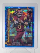 JAYDEN DANIELS 2025 TOPPS CHROME SAPPHIRE #295 WASHINGTON COMMANDERS Q4060