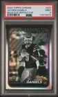 2024 Topps Chrome - Rookies Jayden Daniels #201 Negative Refractor (RC) PSA9