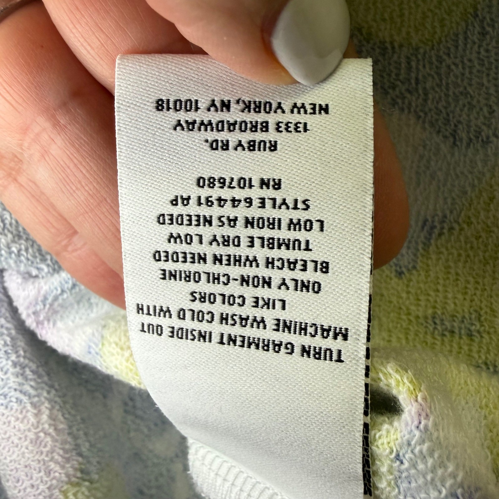 Ruby Rd XL Pullover  Multi Color Abstract Floral … - image 7