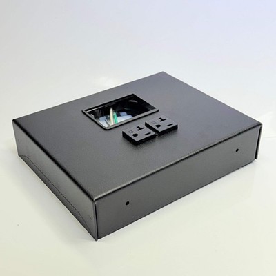 LEGRAND Wiremold OFR48-2MRTC Over Floor 2 Gang Outlet Box Transition Black