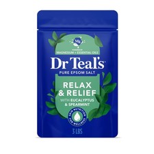Dr Teal's Epsom Salt Magnesium Soak, Relax Relief with Eucalyptus Spearmi...