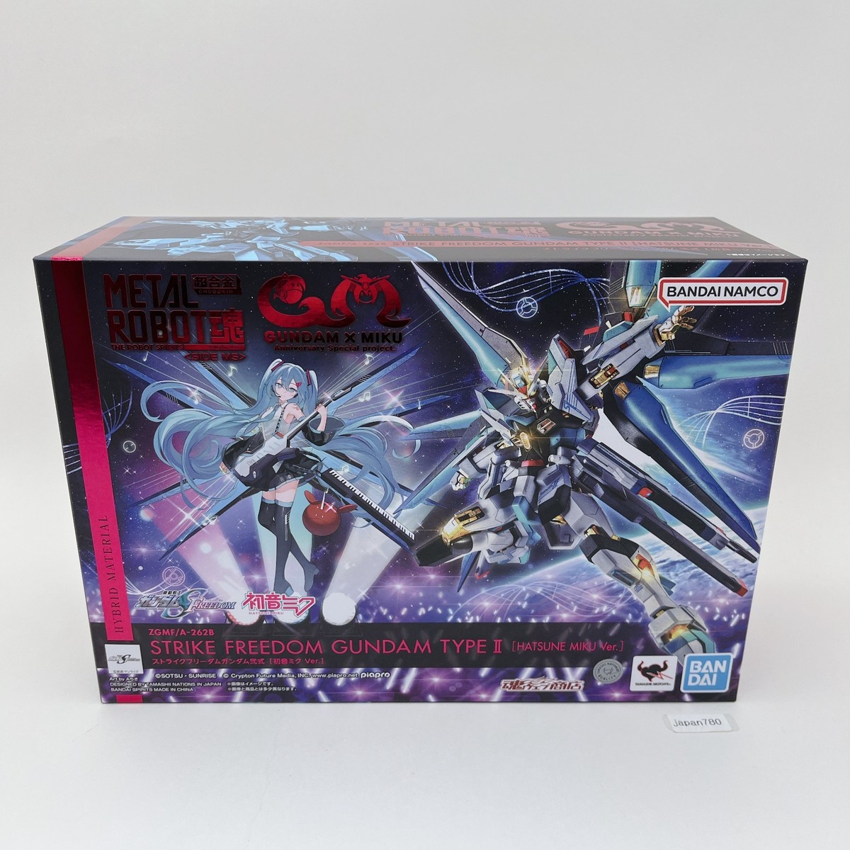 METAL ROBOT Spirits Strike Freedom Gundam Type II Hatsune Miku Ver