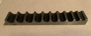 Steel Swage Block for Jewelry Making Ring Bending & Forming Jewelry Tool 8” Long