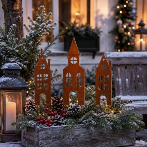 Gartendeko Weihnachten in Gartenfiguren & -Skulpturen online kaufen