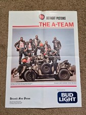 Vintage Detroit Pistons NBA Photo Poster: 