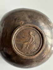 Antique Coin Dish 1797 George 111 Copper Coin Inset Dish Soho Mint