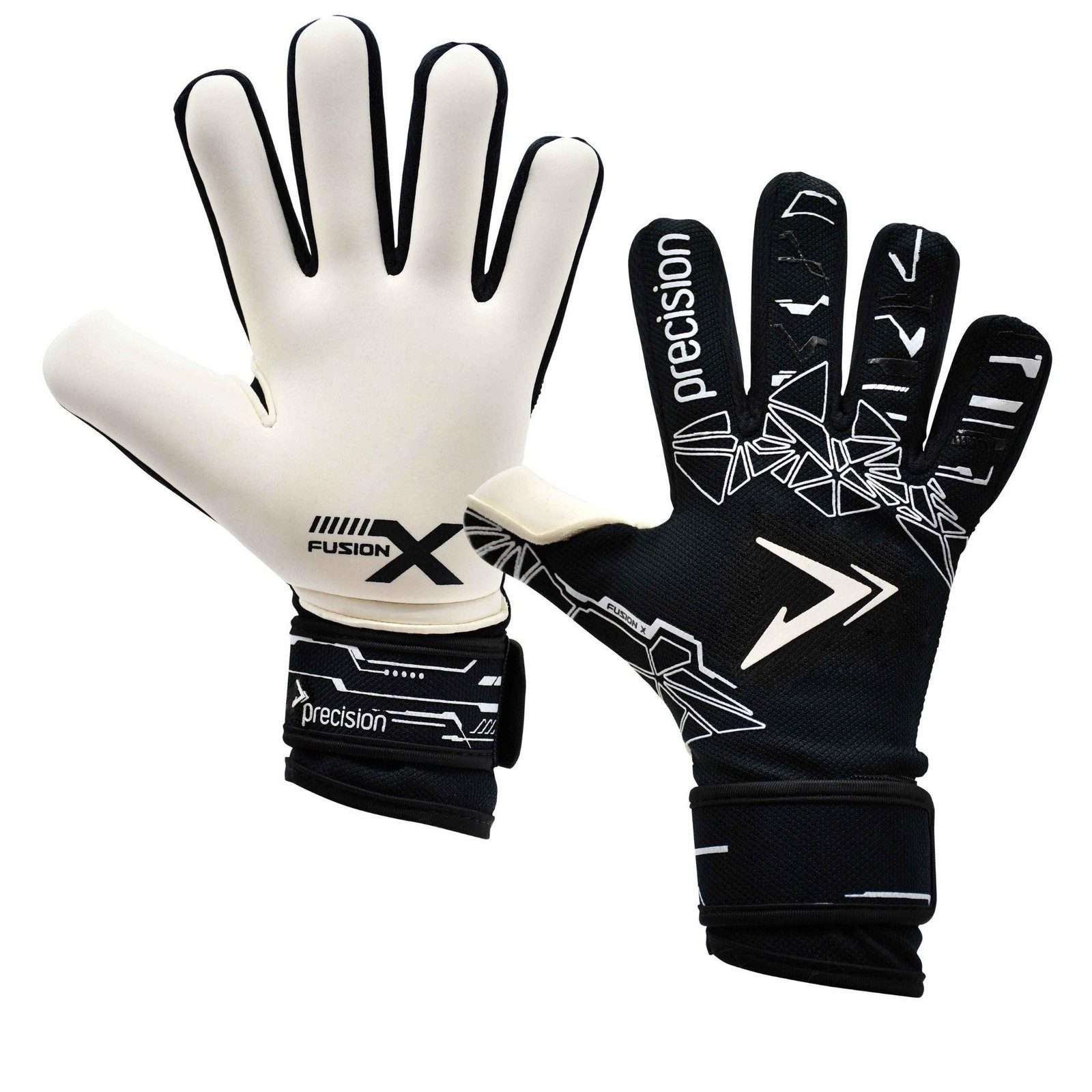 Precision Junior Fusion X Pro Lite Giga GK Gloves 7 Black/White 7 Black/White
